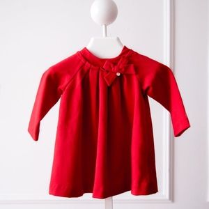 BNWT Tartine Et Chocolat Red Viscose Dress